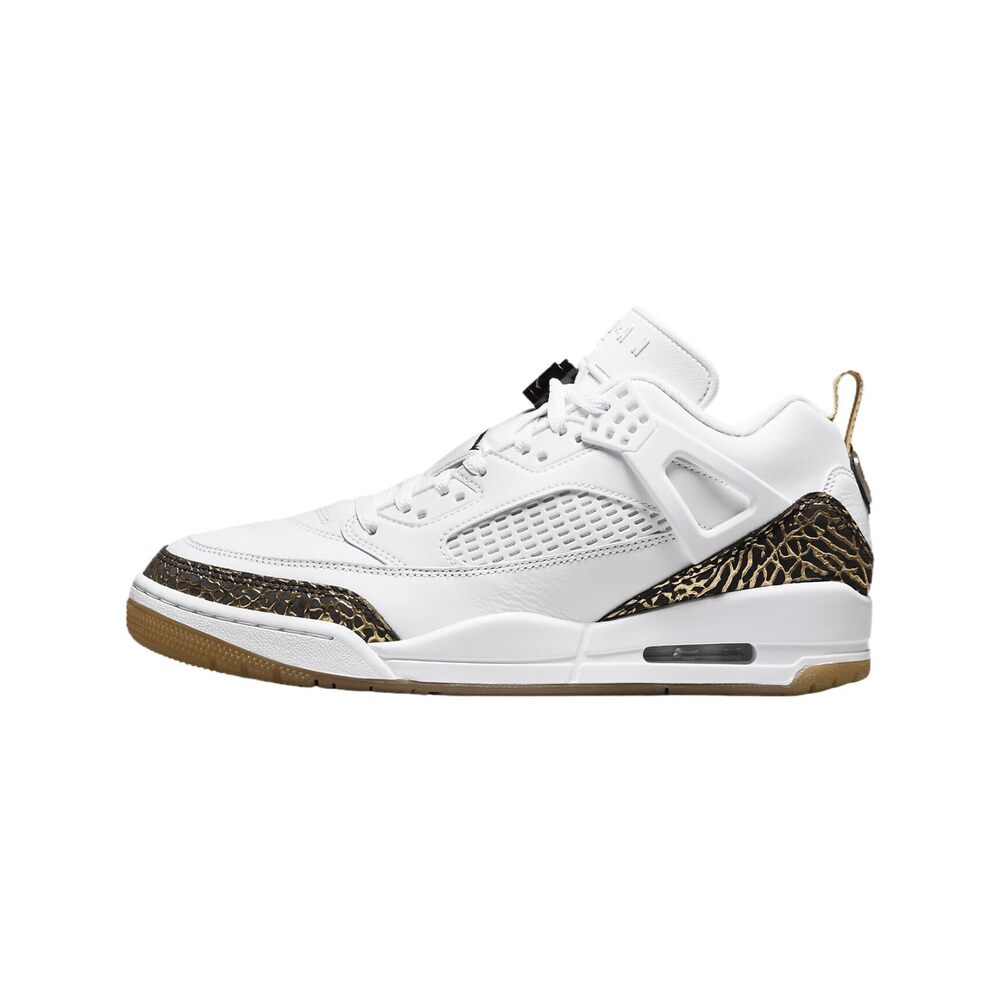 Air Jordan Spizike Low Men's Shoes, White/Metallic Gold/Sail/Black, 11.5